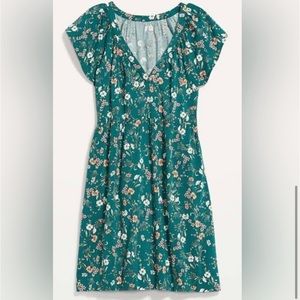 Old Navy Flutter Sleeve Floral Dress